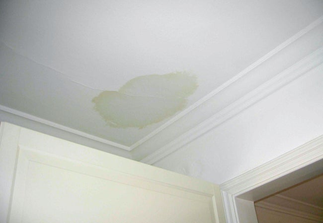 Repairing a Water Damaged Ceiling